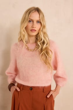 Long sleeve ARMELLE top;${refinementColor}