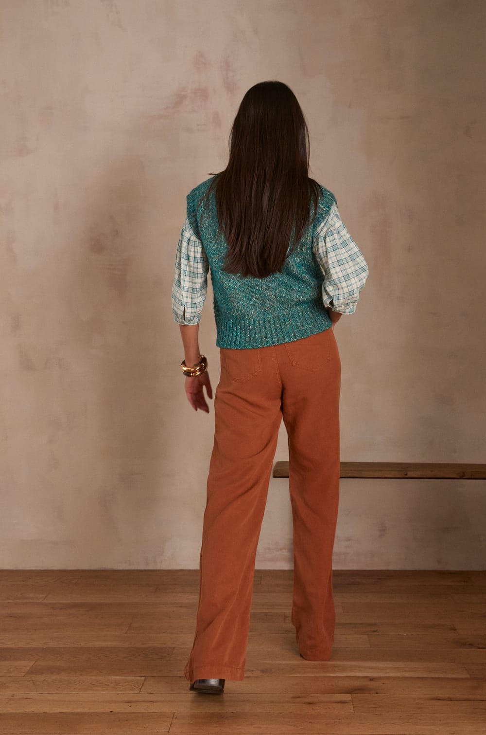 Pantalon large SANDY;${refinementColor}