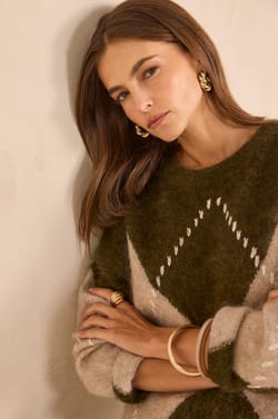 ALFONZO mohair sweater;${refinementColor}