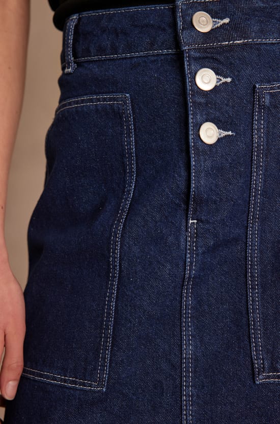 Jupe en jean JINNY;${refinementColor}