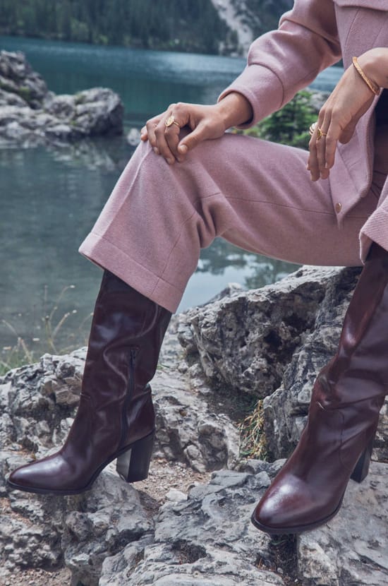 Bottes VANESSA en cuir;${refinementColor}