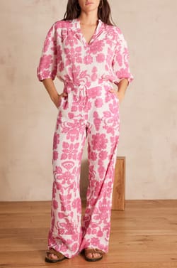 Pantalon PRINCE en coton;${refinementColor}