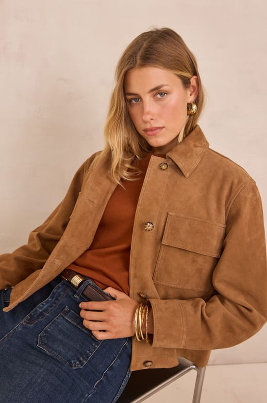 LISA linen and cotton sweatshirt;${refinementColor}