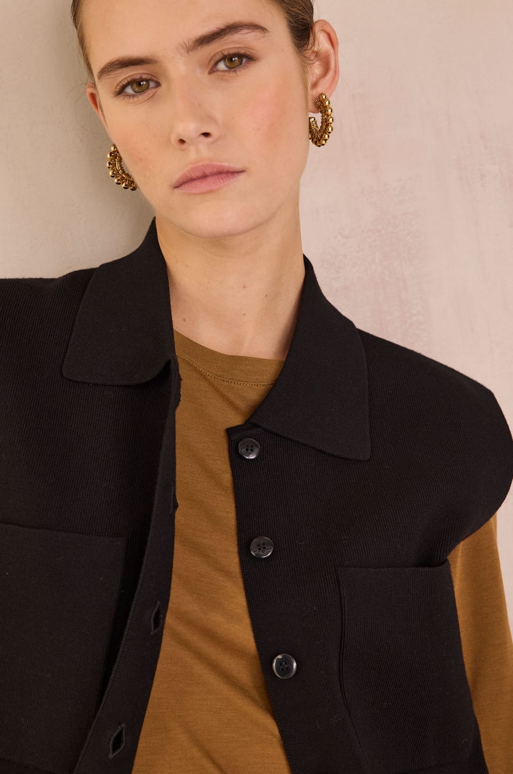 PETRA Sleeveless Cardigan;${refinementColor}