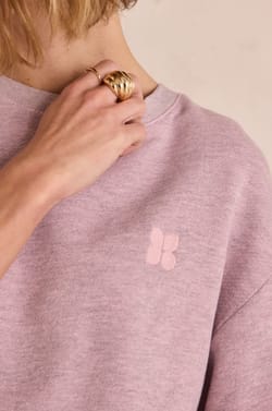 Sweat-shirt en coton LESLY;${refinementColor}