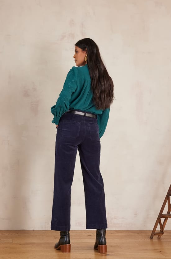 SELYNA velvet trousers;${refinementColor}