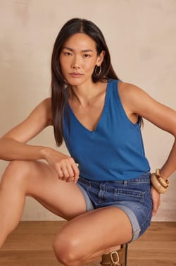 FARAH cotton tanktop;${refinementColor}