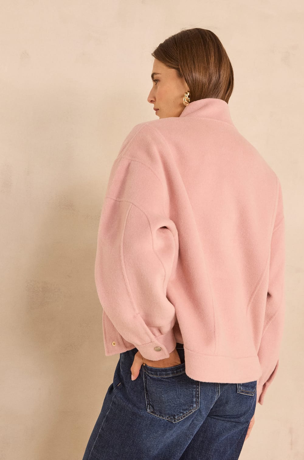 CHRIS mixed wool jacket;${refinementColor}