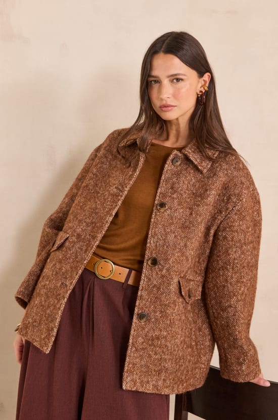 Danny blended wool coat;${refinementColor}