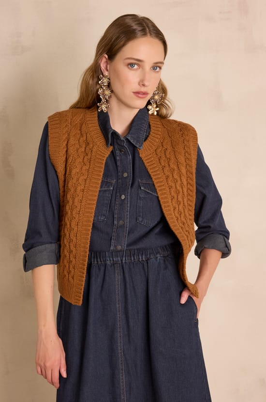 Gilet en laine BIXENTE;${refinementColor}