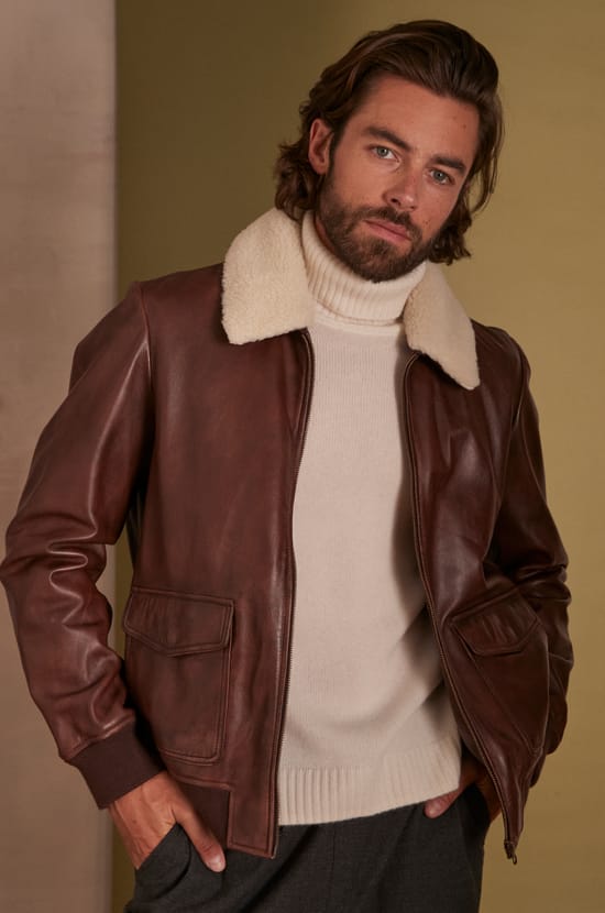 ALEX unisex leather jacket PhotoZ | 1-2-3