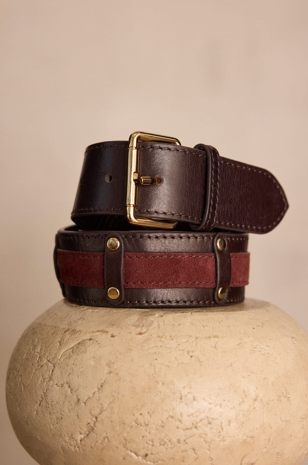 Ceinture LEONARD en cuir;${refinementColor}