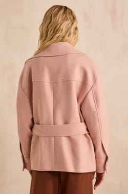 CAMERON mixed wool coat;${refinementColor}