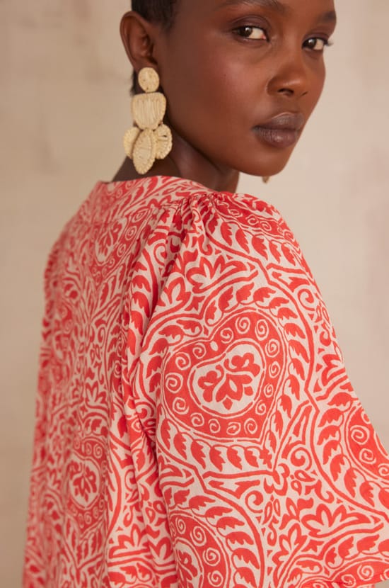 Robe ROMA en coton imprim&eacute;;${refinementColor}