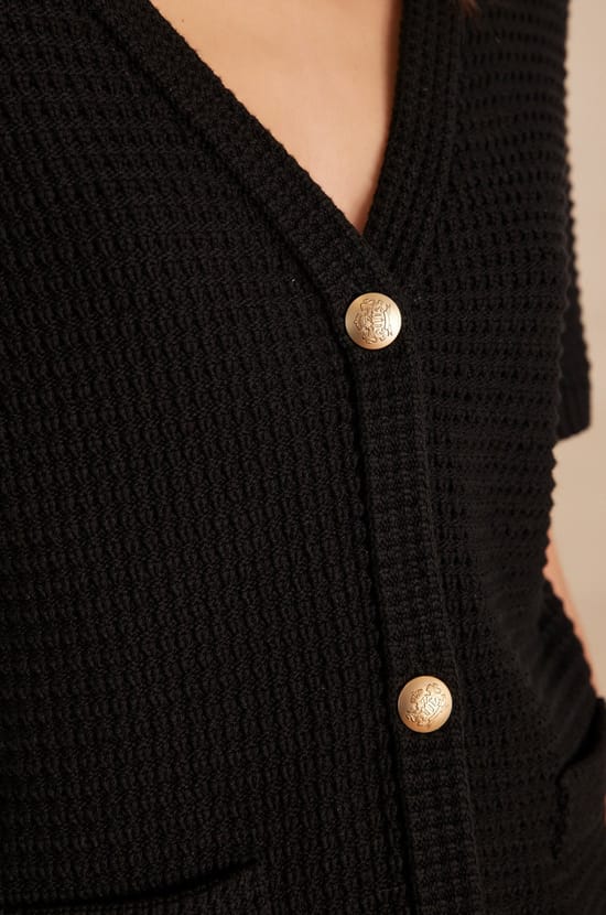 Gilet SALOME en coton;${refinementColor}