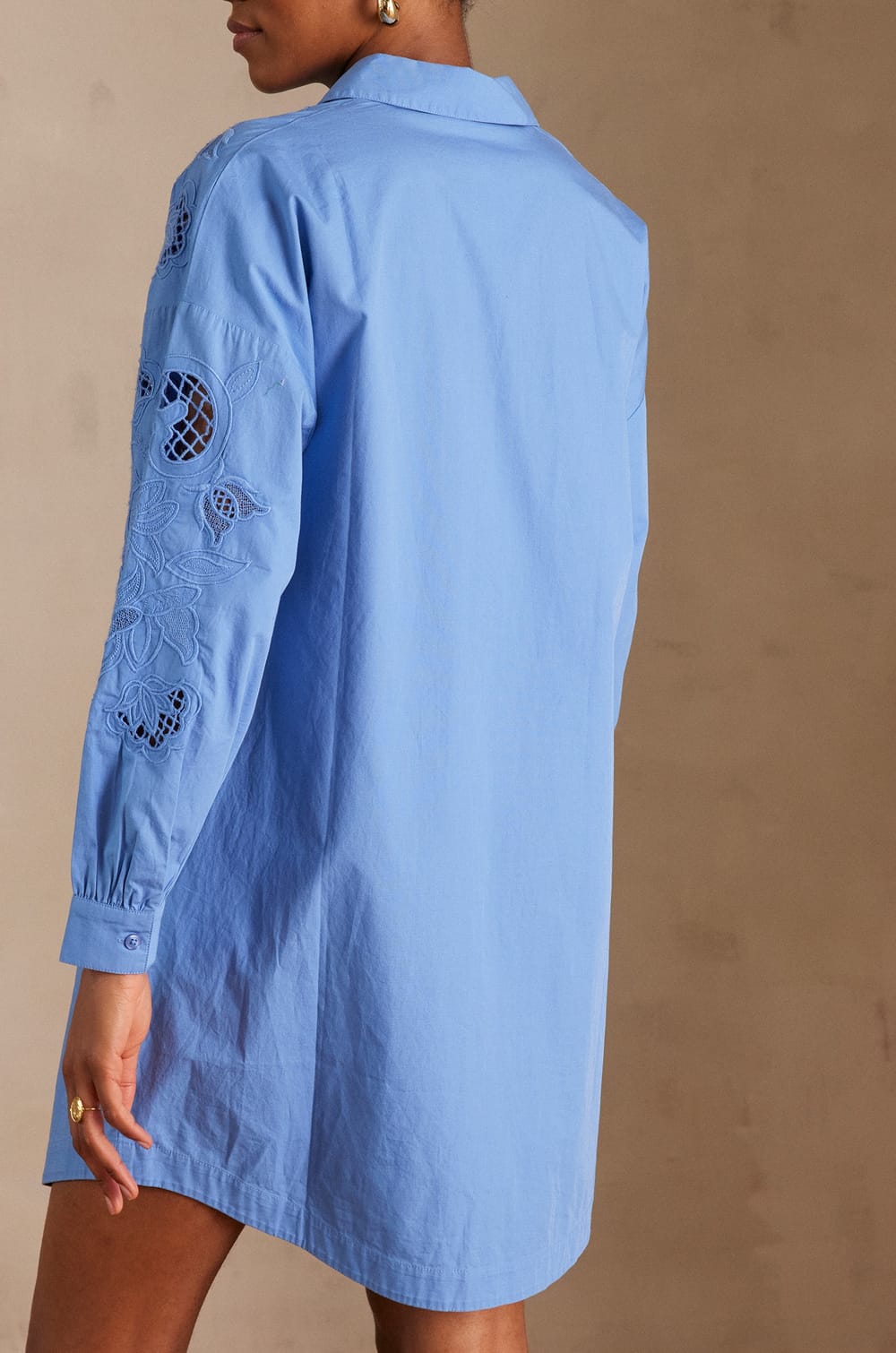 Robe chemise MERRY en coton;${refinementColor}