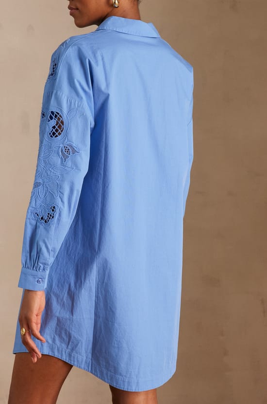 Robe chemise MERRY en coton;${refinementColor}