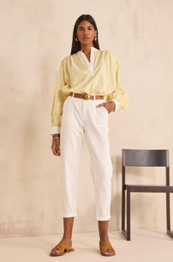 NALLA cotton pants;${refinementColor}