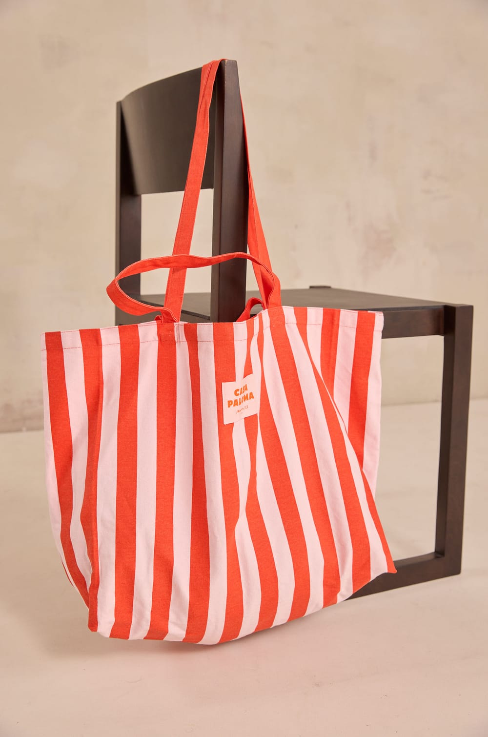 CASA PALOMA cotton tote bag;${refinementColor}