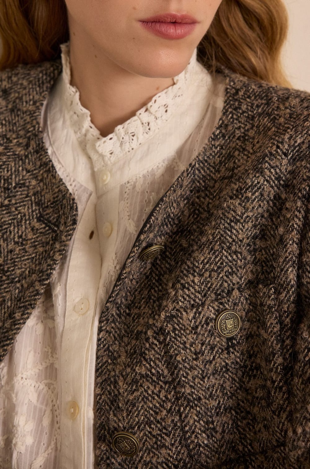 Veste PIA en laine;${refinementColor}