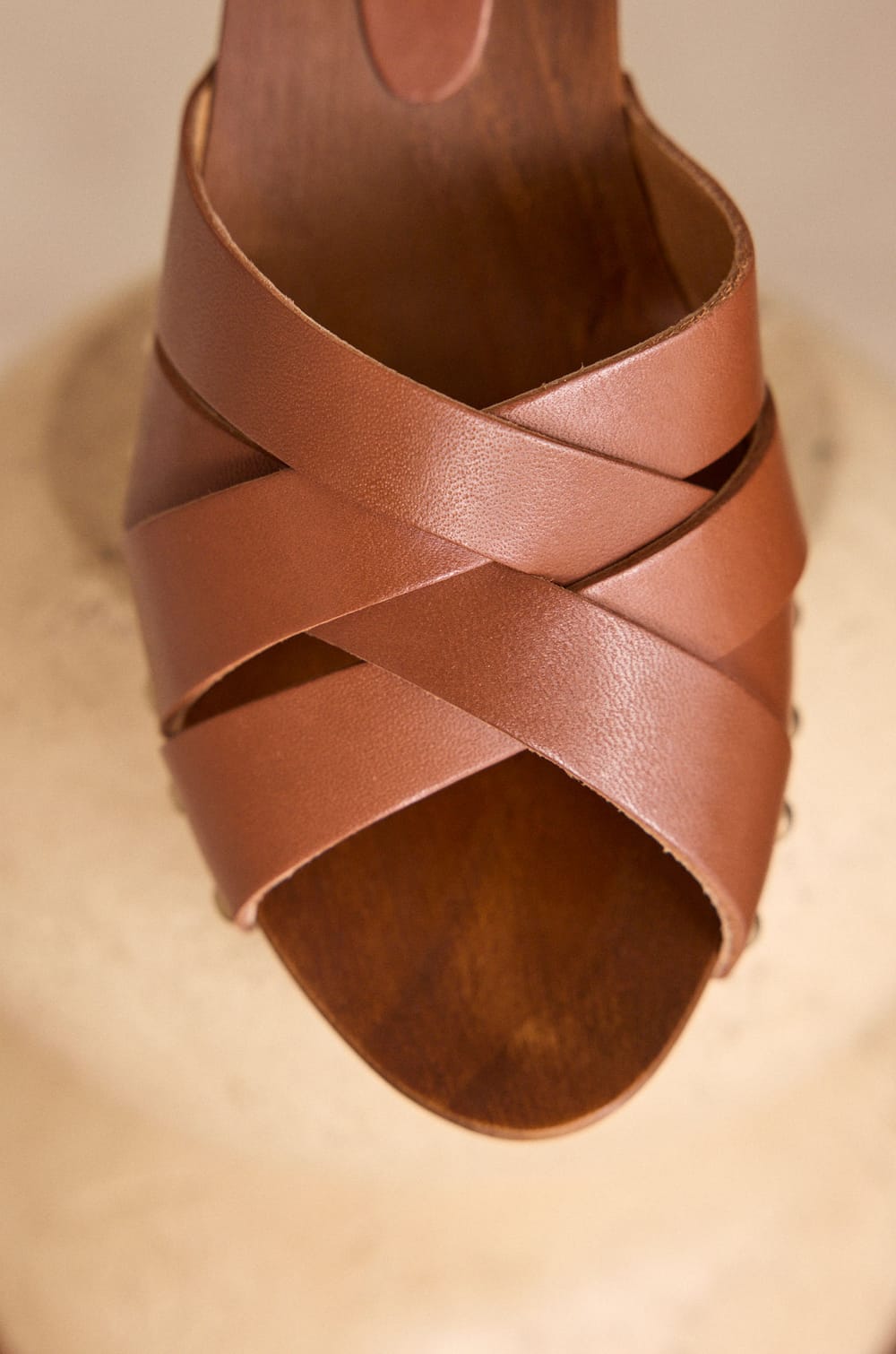 Sandales &agrave; talons en cuir SIA;${refinementColor}