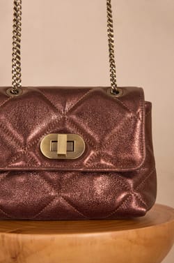 GABY M BIS quilted leather bag;${refinementColor}