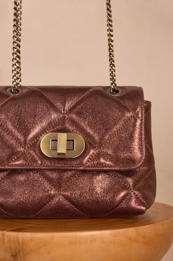 GABY M BIS quilted leather bag;${refinementColor}