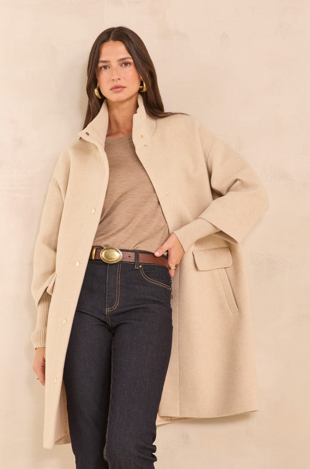 Mantel mittellang MAGDA;${refinementColor}