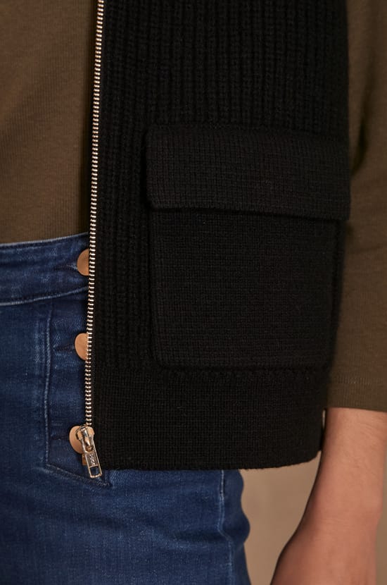 Gilet sans manches en laine SIMON;${refinementColor}