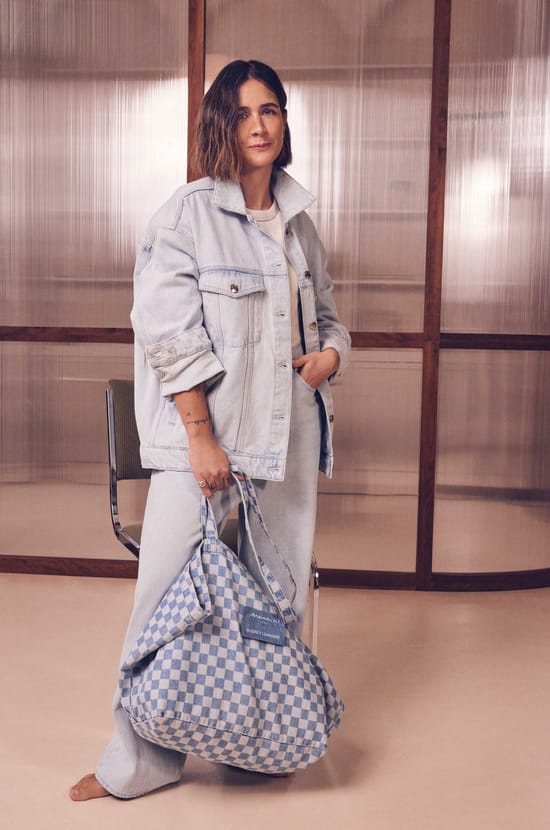 Jean ultra oversize en coton Audrey Lombard x Maison 123 TOM;${refinementColor}