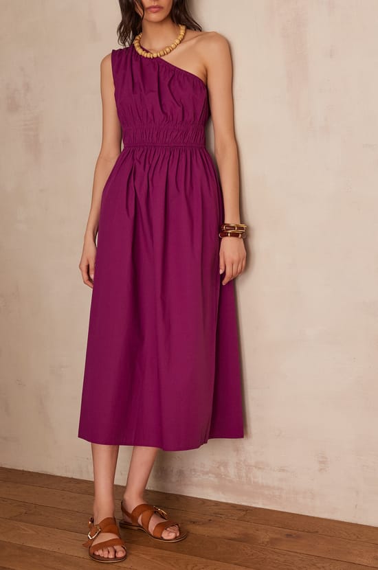 LEILA cotton dress;${refinementColor}