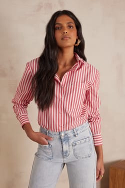 Chemise SAMY &agrave; rayures;${refinementColor}