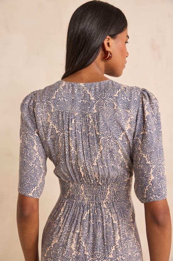 LOVE rechte geprinte jurk;${refinementColor}