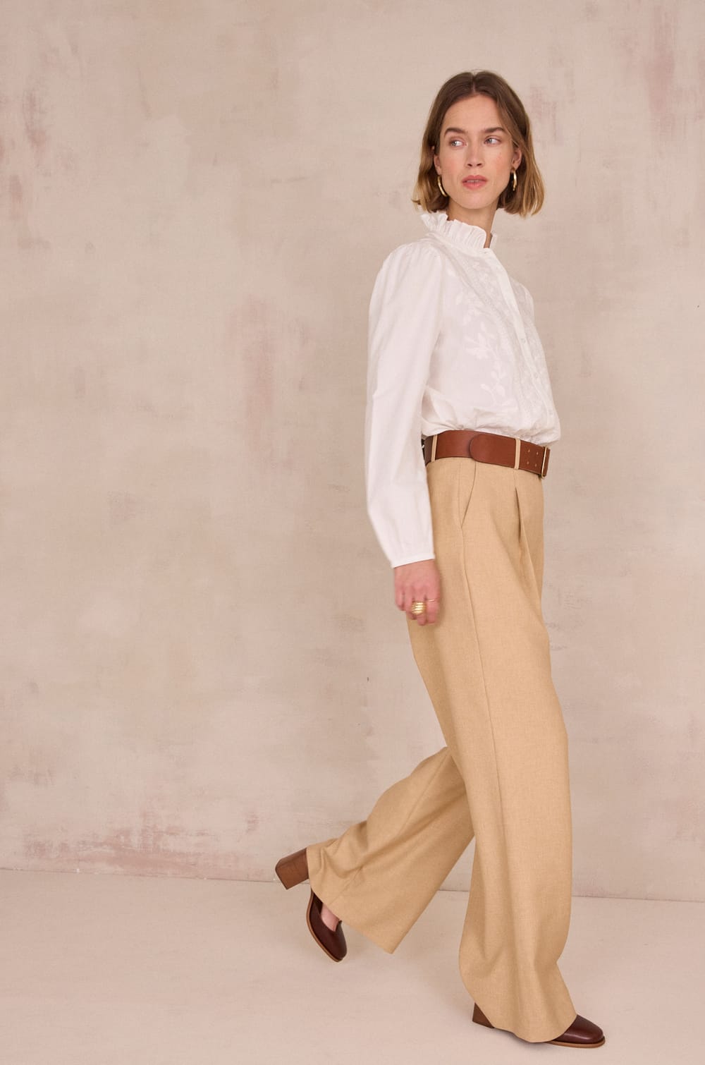 FLAUBERT wide-leg trousers;${refinementColor}