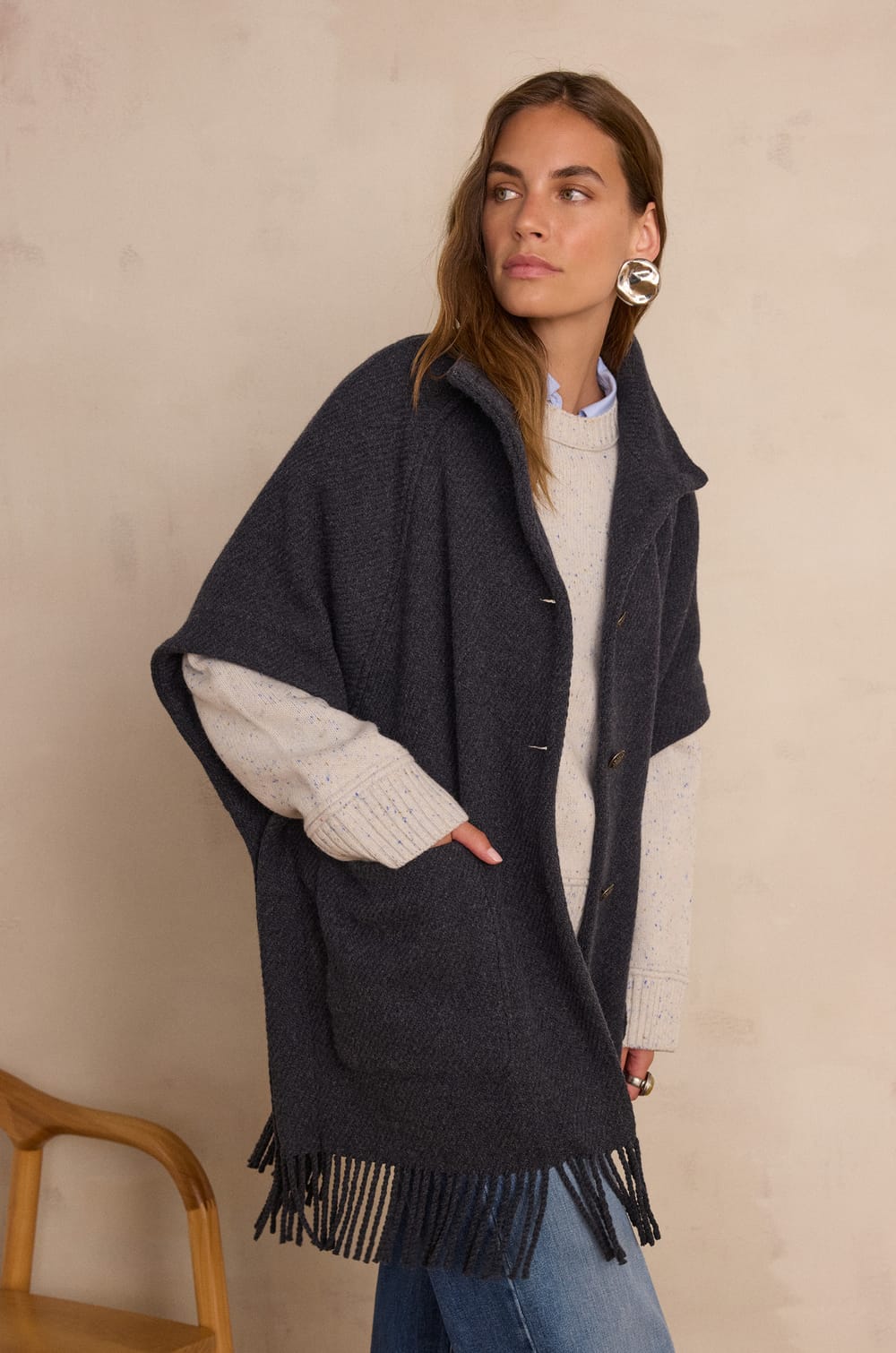 DESIREE wool cape;${refinementColor}