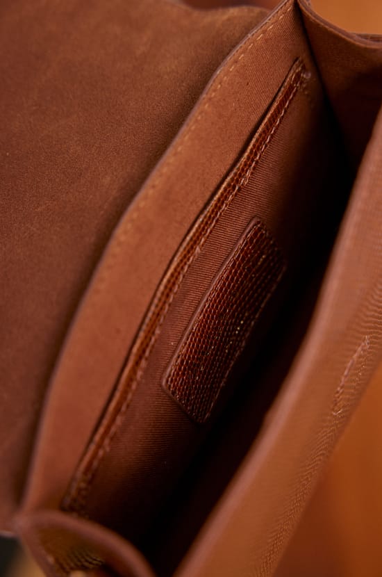 Mini LEON leather bag;${refinementColor}