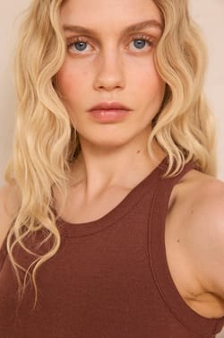 LEOPOLD cotton blend tank top;${refinementColor}