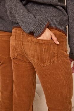 Unisex wide corduroy pants ROMANTIC;${refinementColor}