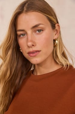 LISA linen and cotton sweatshirt;${refinementColor}