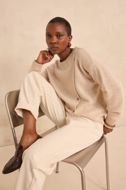 Pull en laine et yack m&eacute;lang&eacute; ABBY;${refinementColor}