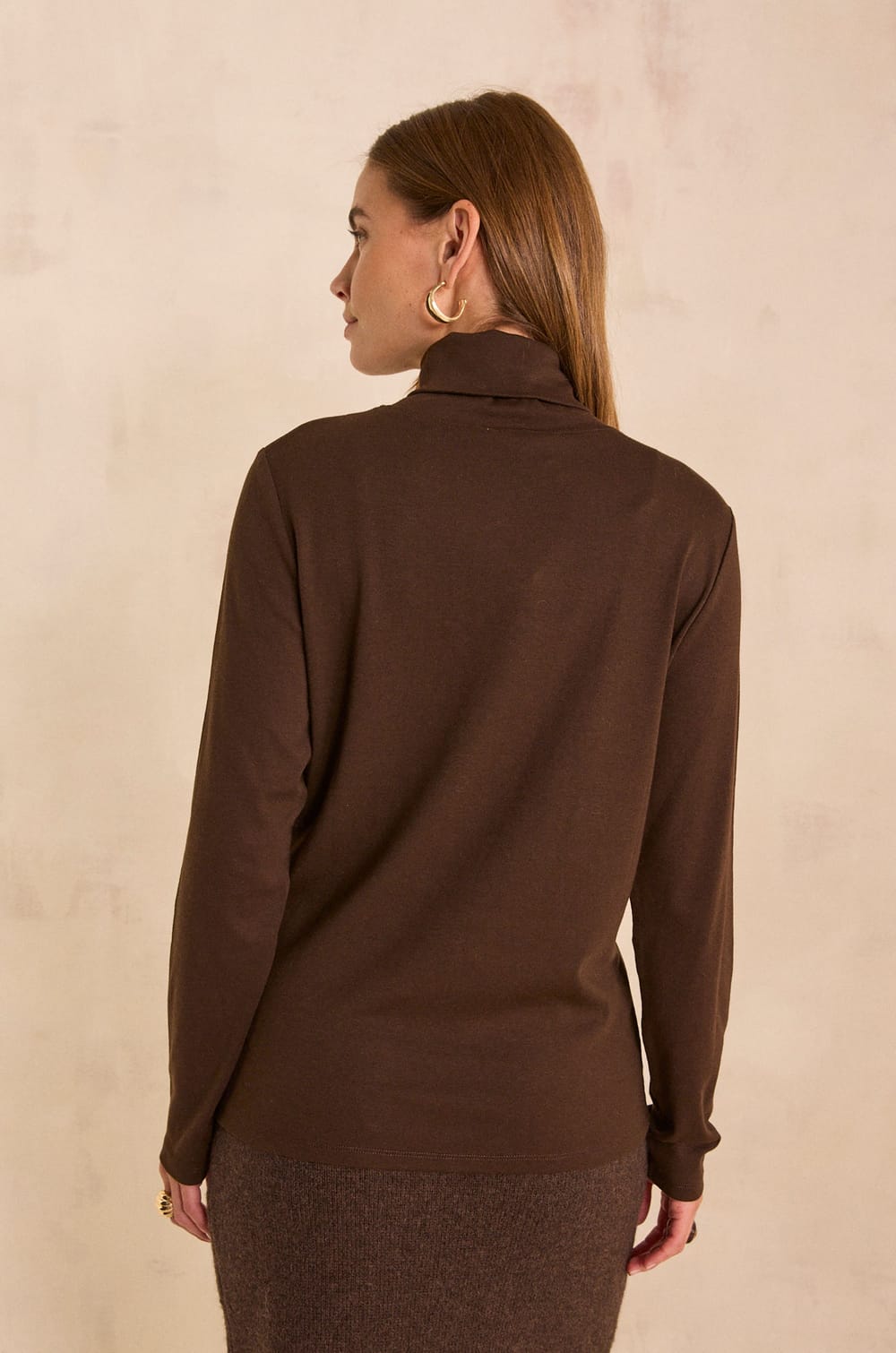 FERGUIE long sleeve cotton blend T-shirt;${refinementColor}