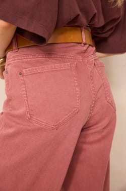 ROSIE cropped straight pants;${refinementColor}