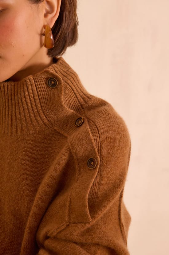 Pullover BRADLEY aus 100% recyceltem Kaschmir;${refinementColor}