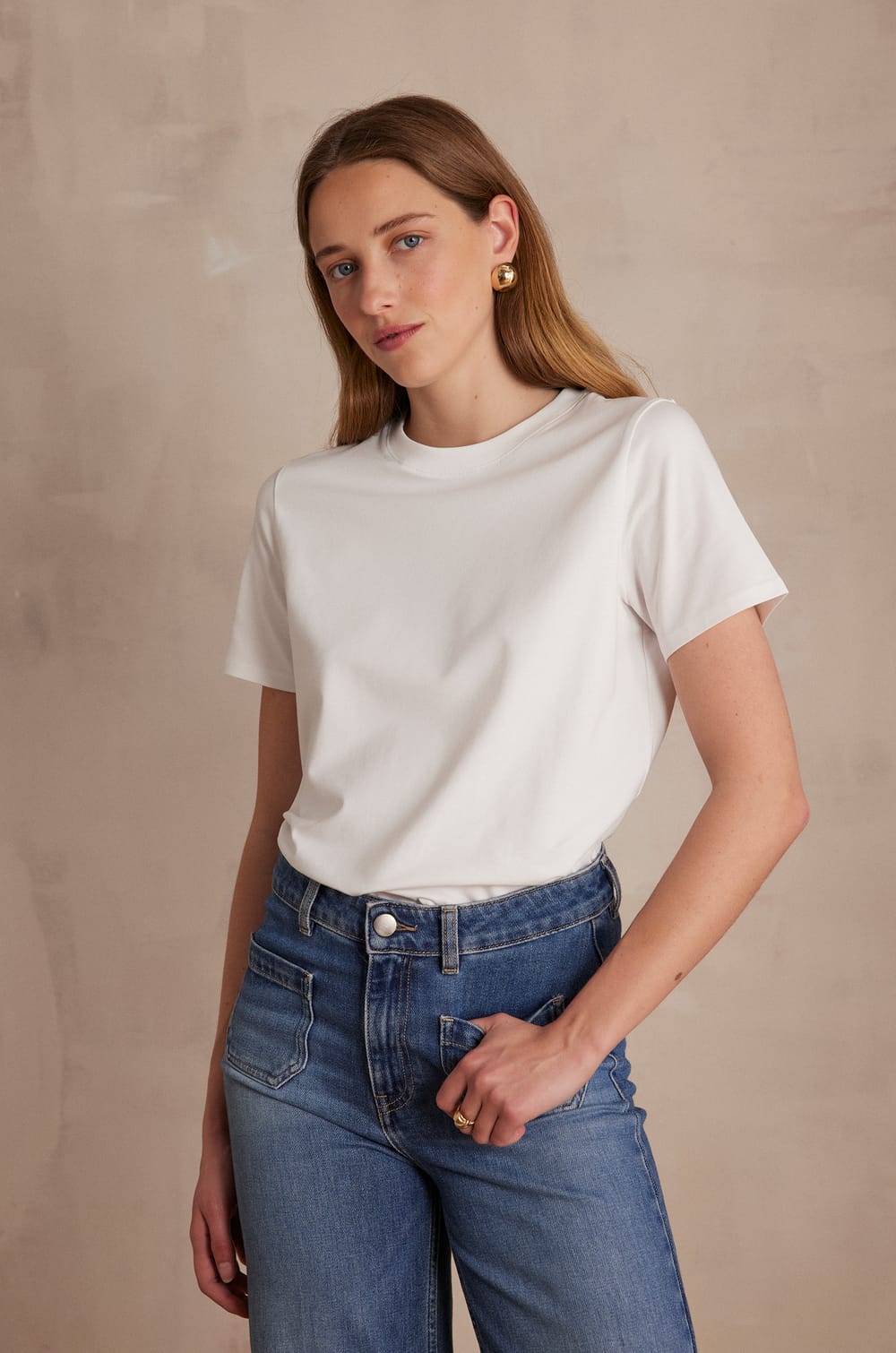 T-shirt DANIS en coton;${refinementColor}