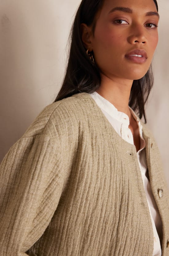 CARMEN cotton jacket;${refinementColor}