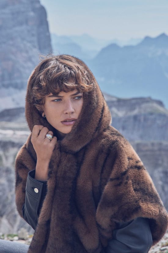 DAYANA Cape Coat;${refinementColor}