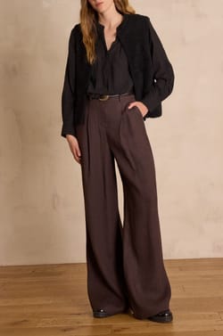 Pantalon FLAUBERT wide leg;${refinementColor}