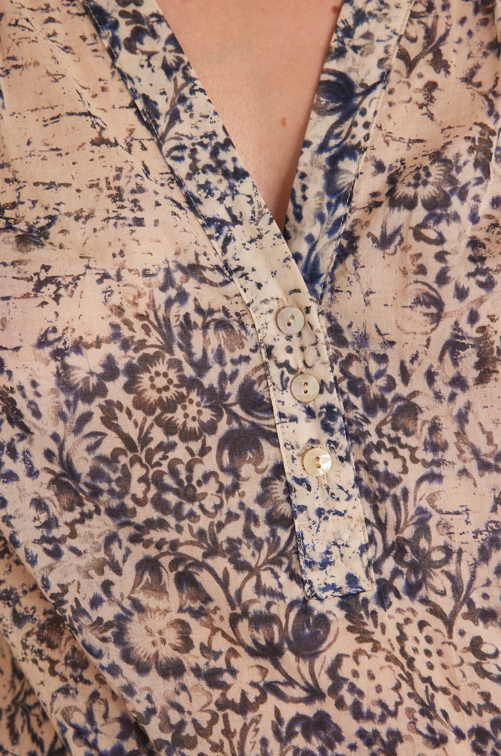 Blouse PRUNE en coton;${refinementColor}