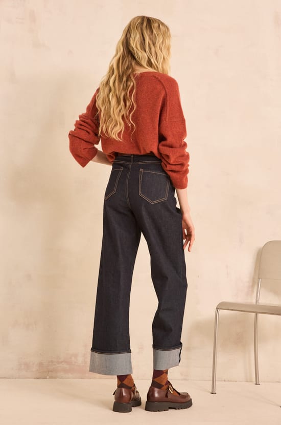 Jean straight cropped SCOTTY;${refinementColor}