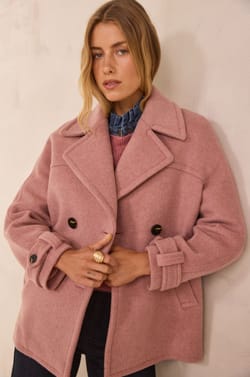 Manteau caban en laine DEAN;${refinementColor}